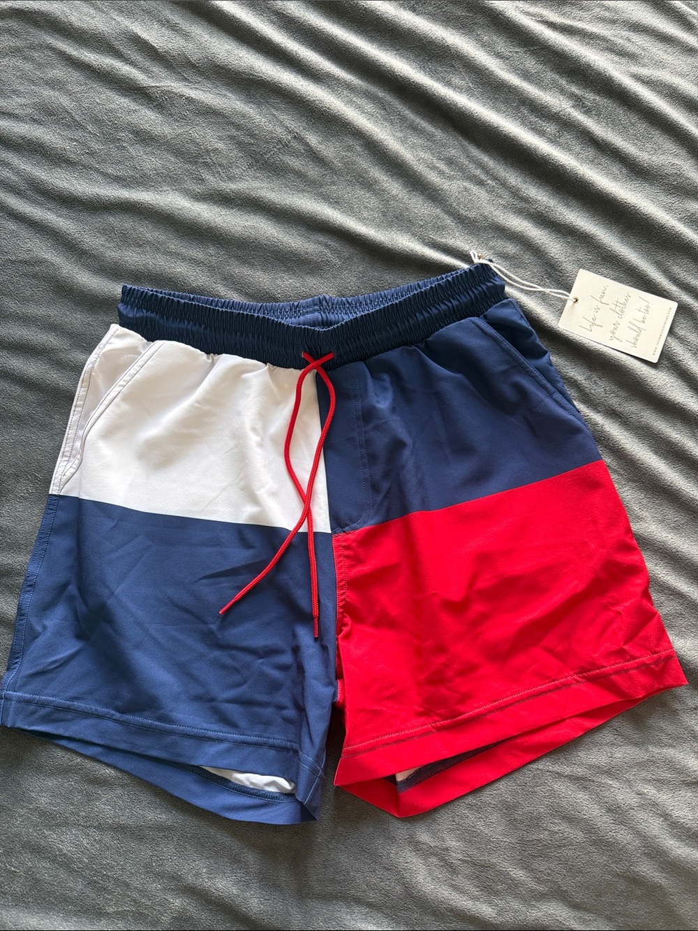 Men’s show me your mumu swim trunks